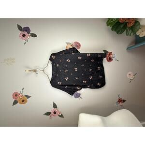 Capsule Black and Yellow Floral Print Blouse - Size - 14